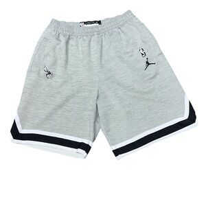 Nike Jordan Men's Charlotte Hornets Team Issued Gray Shorts Size XLT